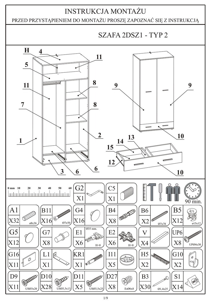 tempo kondela 2DSZ1 2 Aassembly Instructions