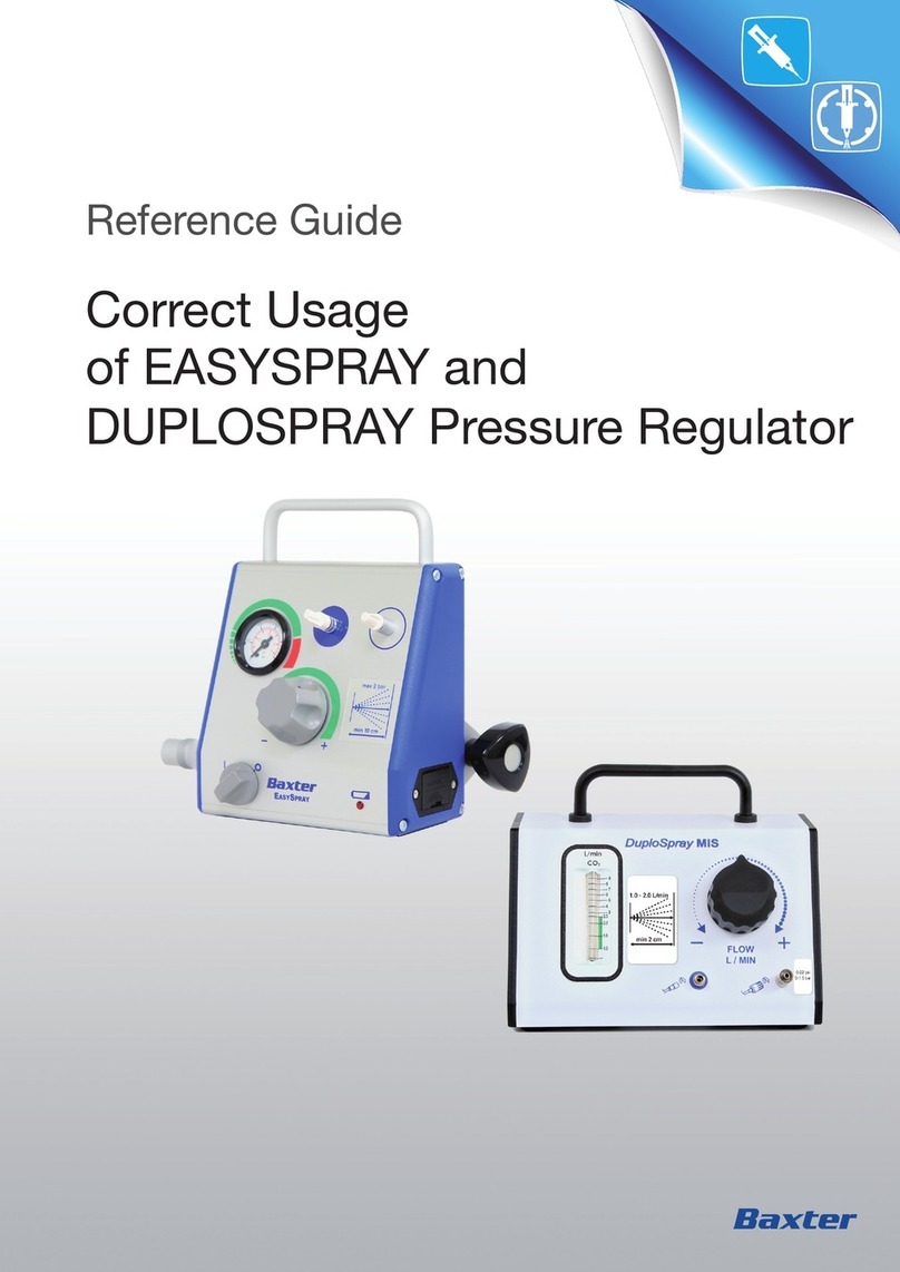baxter EASYSPRAY reference guide