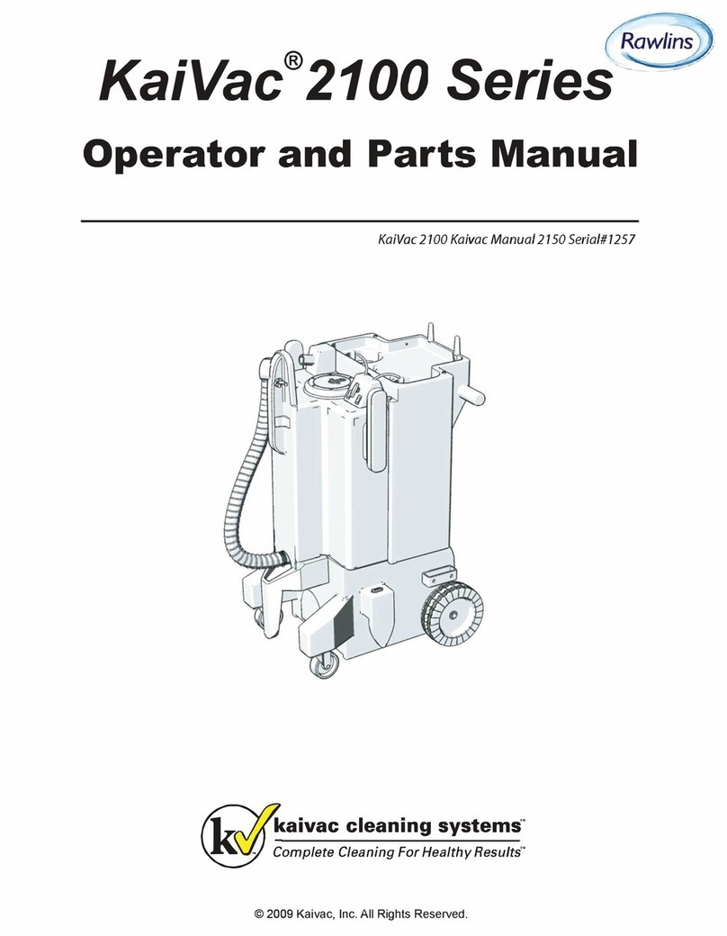 Kaivac 2100 Series Product manual