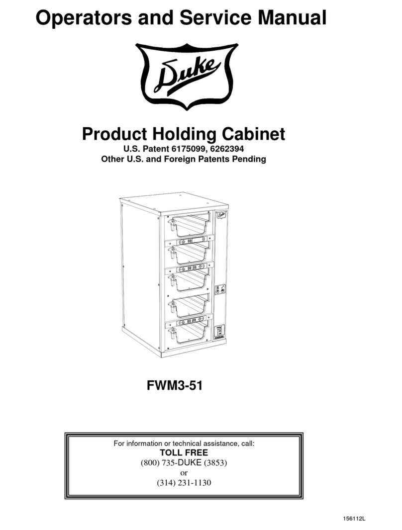Duke FWM3-51 100 Operator's and service manual