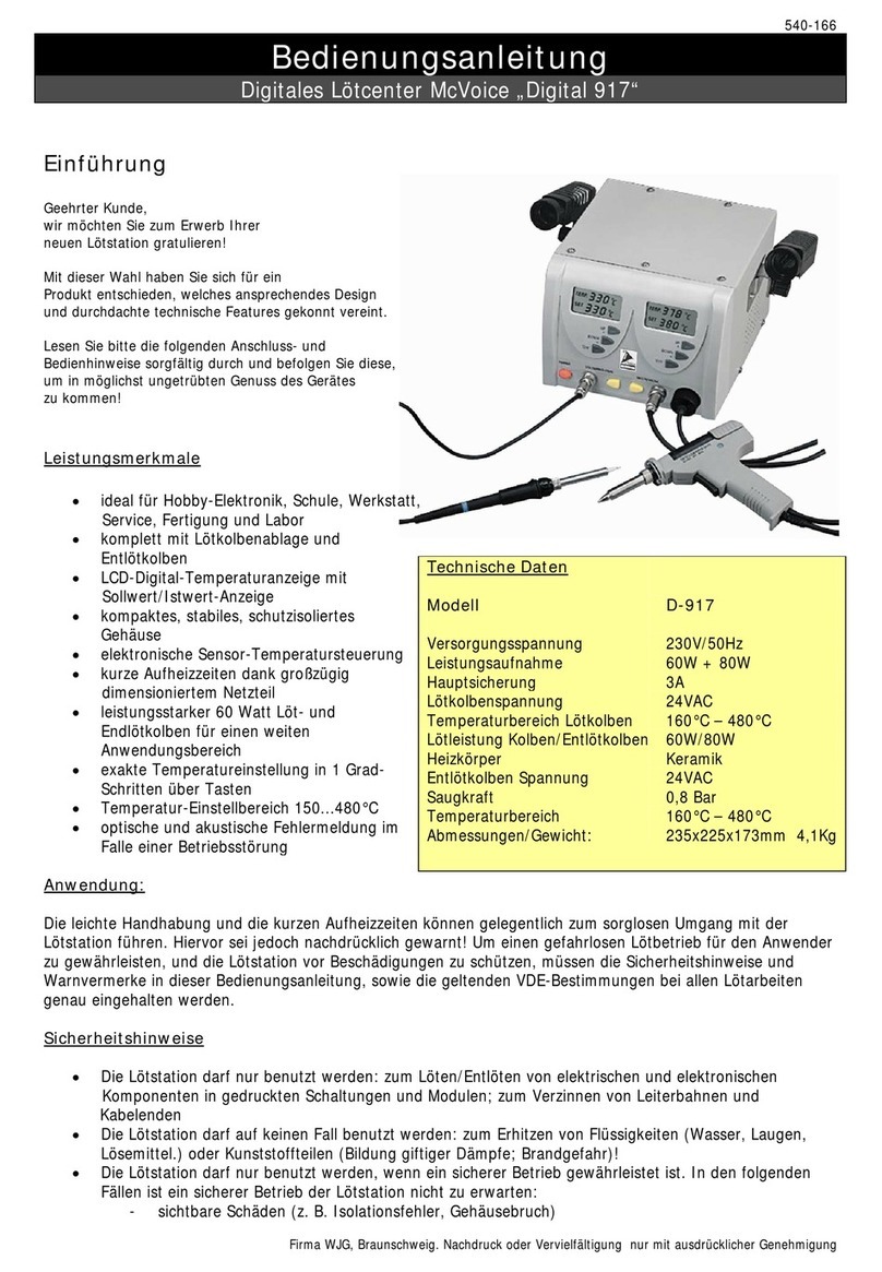 WJG McVoice Digital 917 owner's manual