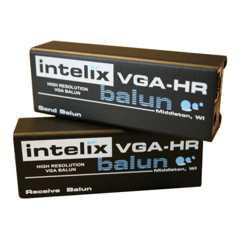 Intelix VGA-HR User manual