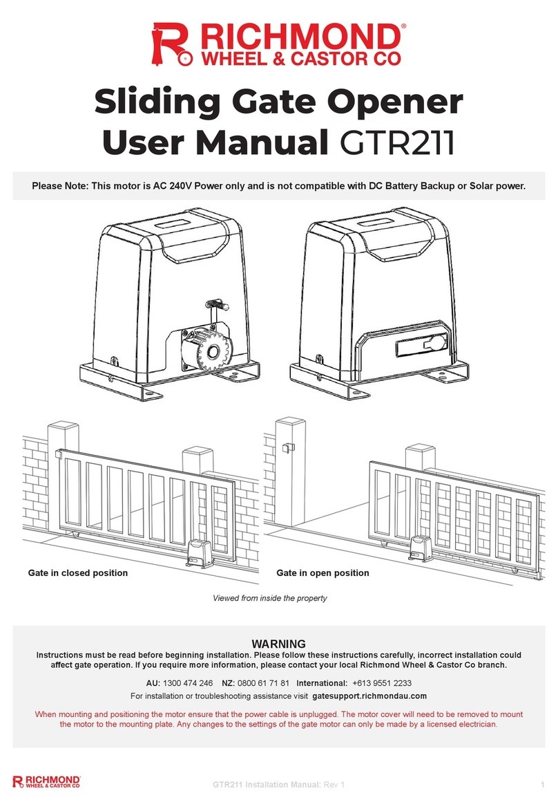 Richmond GTR211 user manual