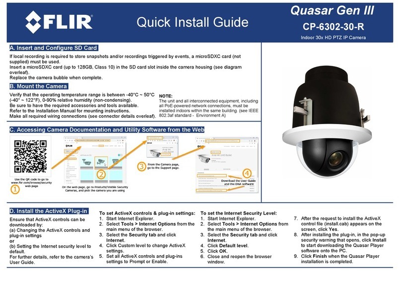 FLIR CP-6302-30-R User manual