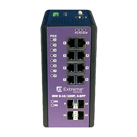 Extreme Networks ExtremeSwitching ISW Series Quick installation guide