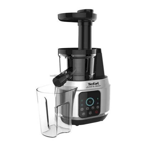 TEFAL JUICE & CLEAN Quick user guide