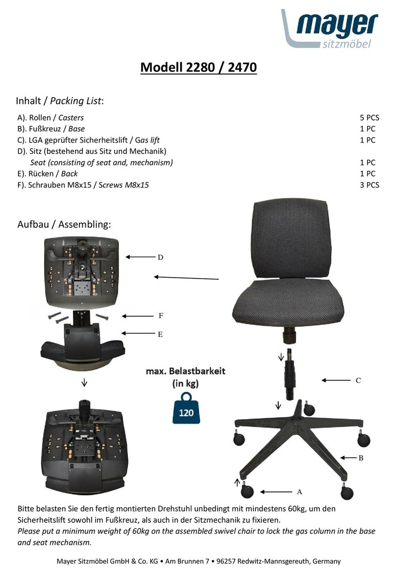 Mayer 2280 Aassembly Instructions