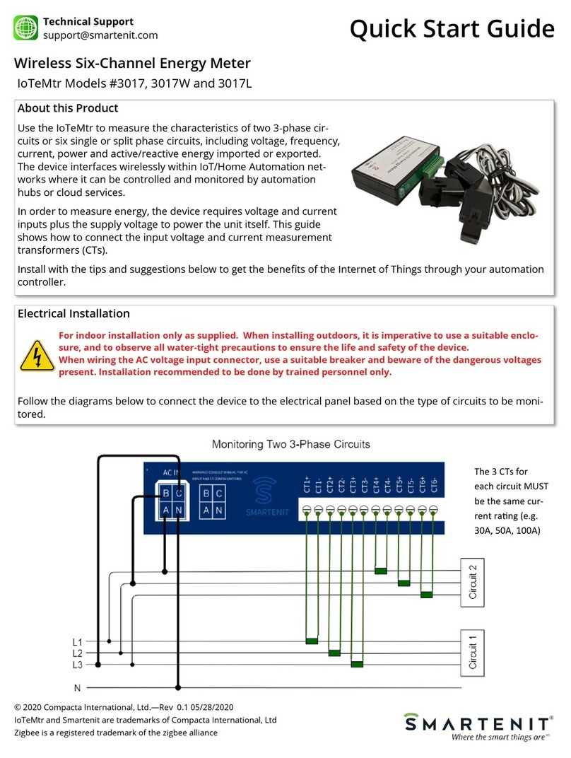 Smartenit IoTeMtr 3017 quick start guide