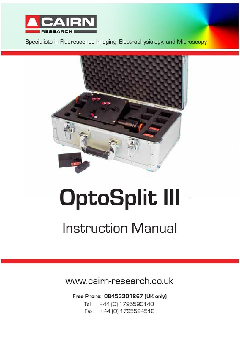 Cairn OptoSplit III instruction manual