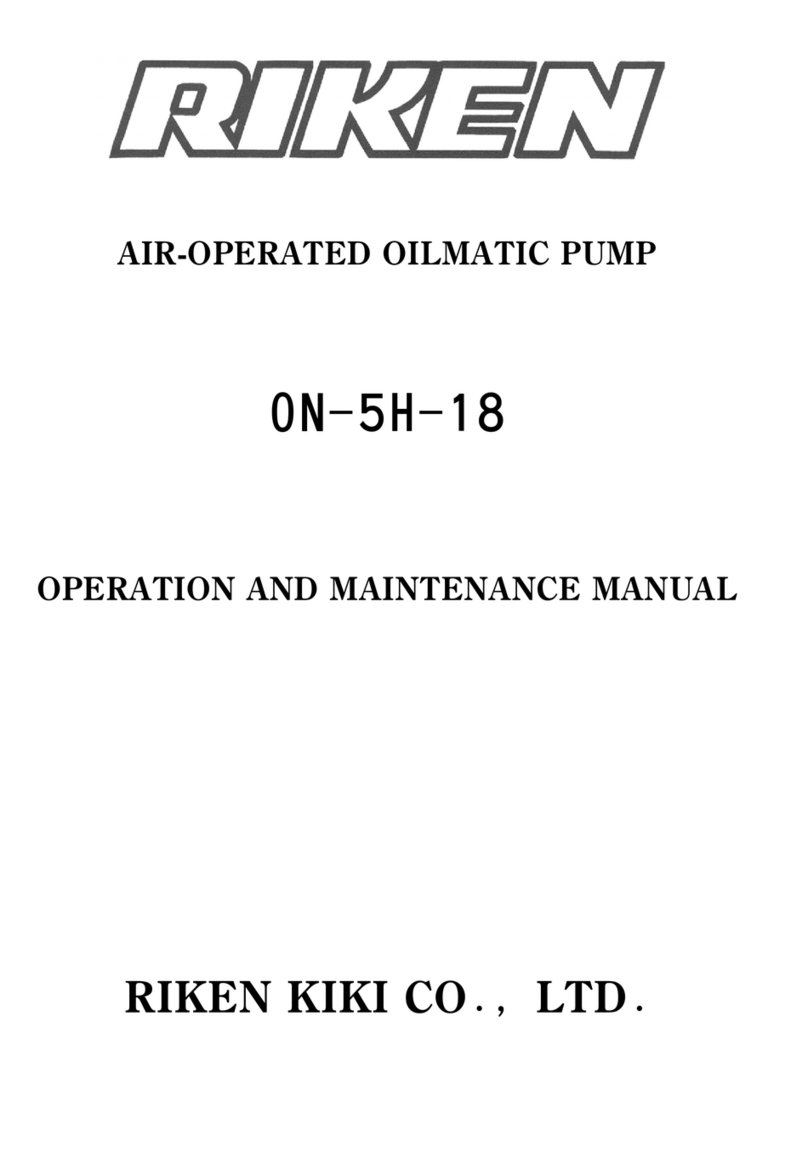 RIKEN ON-5H-18 Operation and maintenance manual