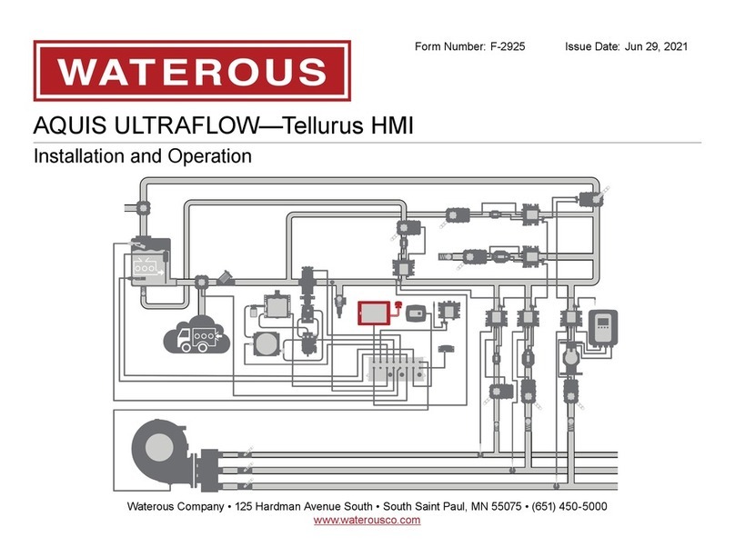 Waterous AQUIS ULTRAFLOW Owner's manual