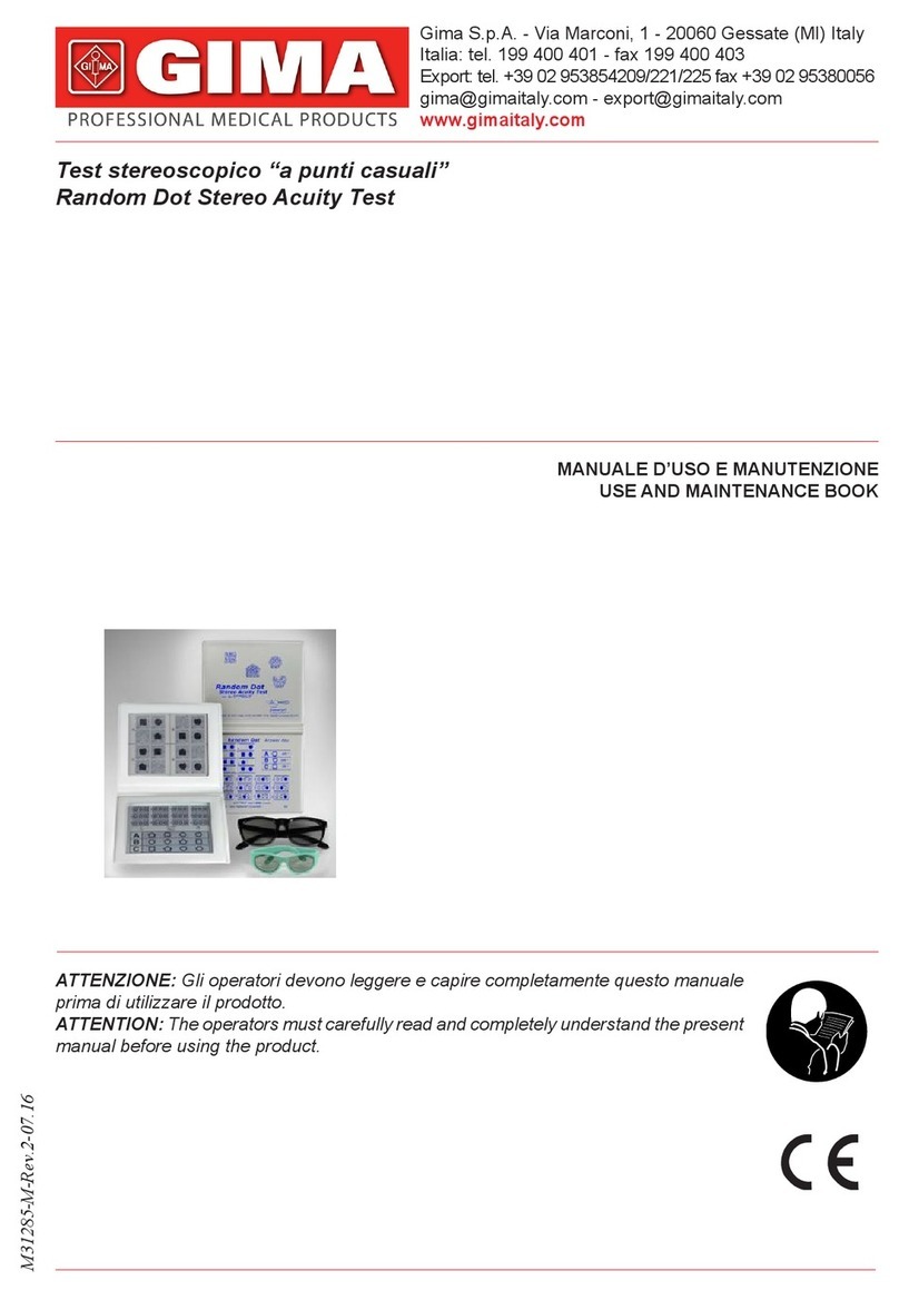 Gima 31285 Use and maintenance book Gima 31285 Use and maintenance book