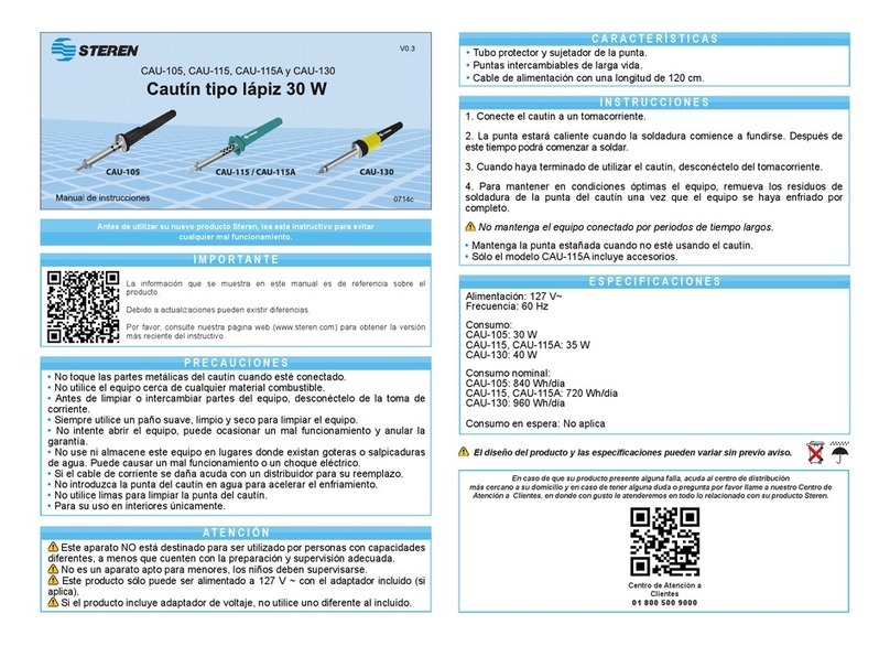 Steren CAU-105 instruction manual