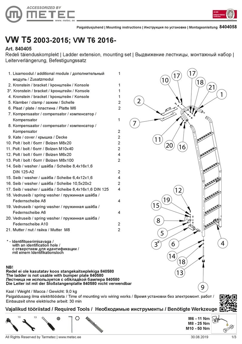 Metec 840405 User manual