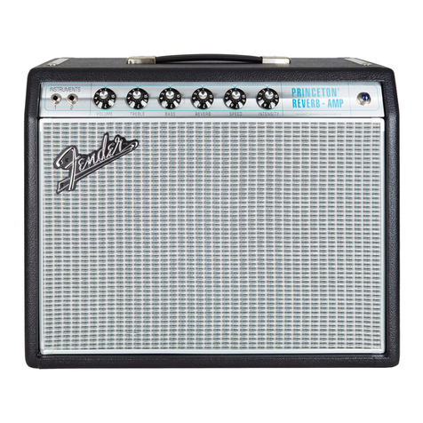 Fender 68 Custom Princeton Reverb Service manual