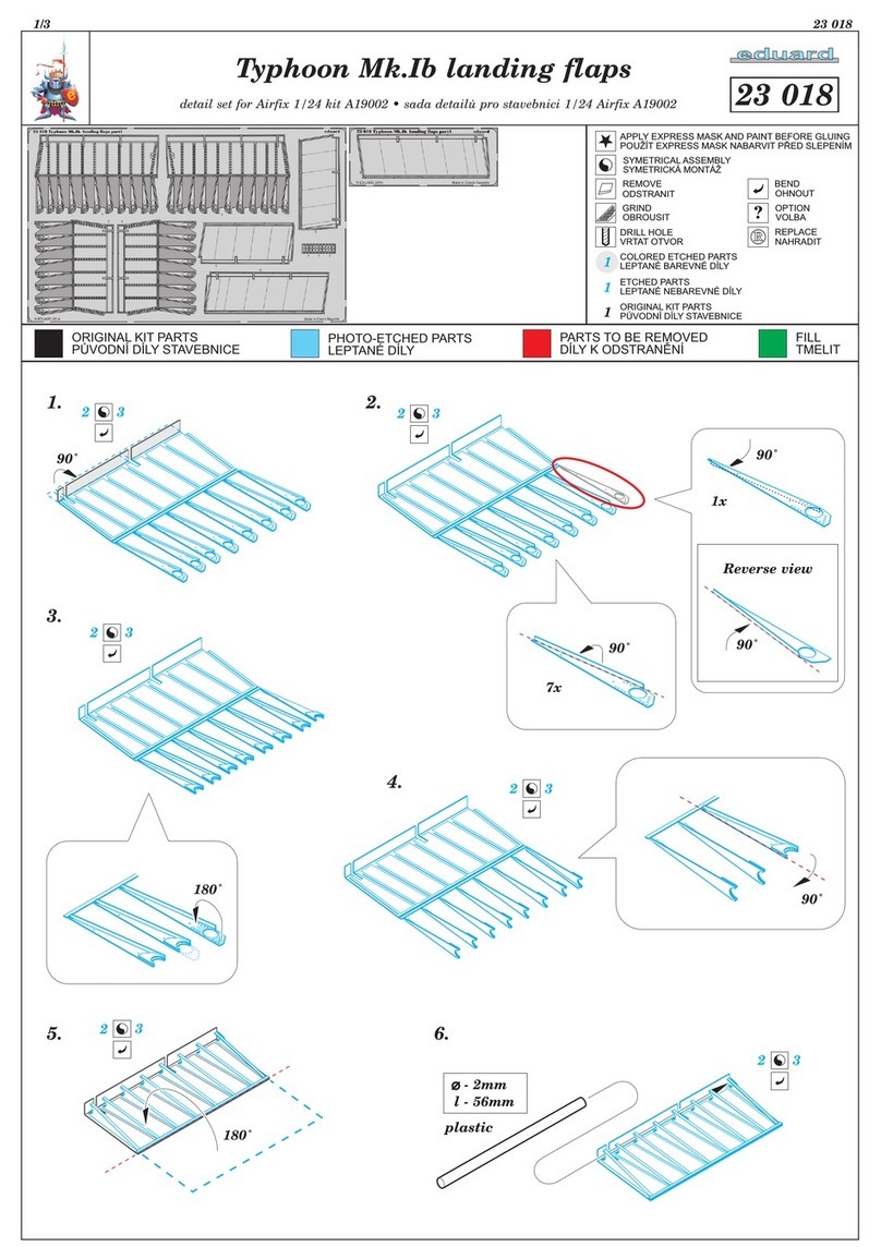 Eduard Typhoon Mk.Ib landing flaps manual