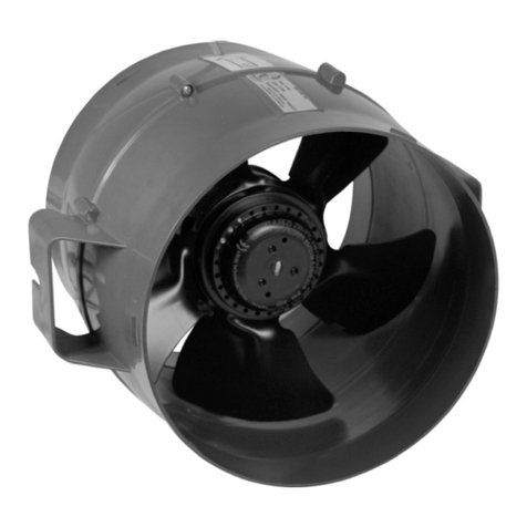 Fantech MINITUBE MTP202/4 Installation and operating instructions