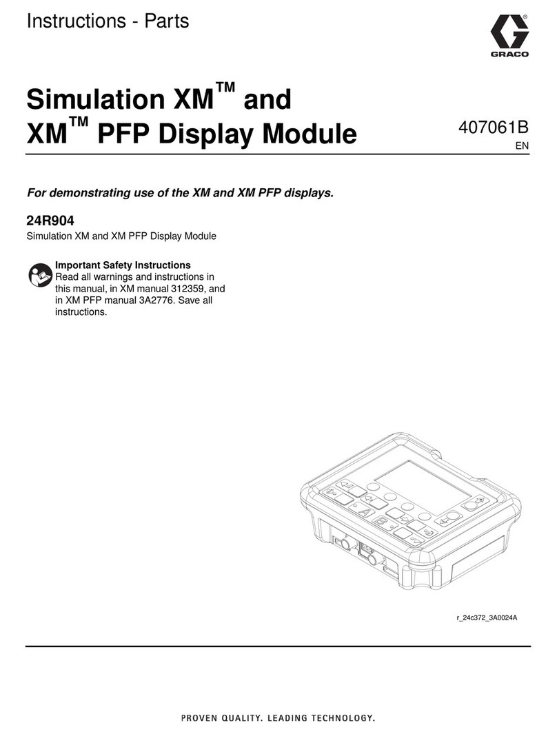 Graco Simulation XM Operation manual