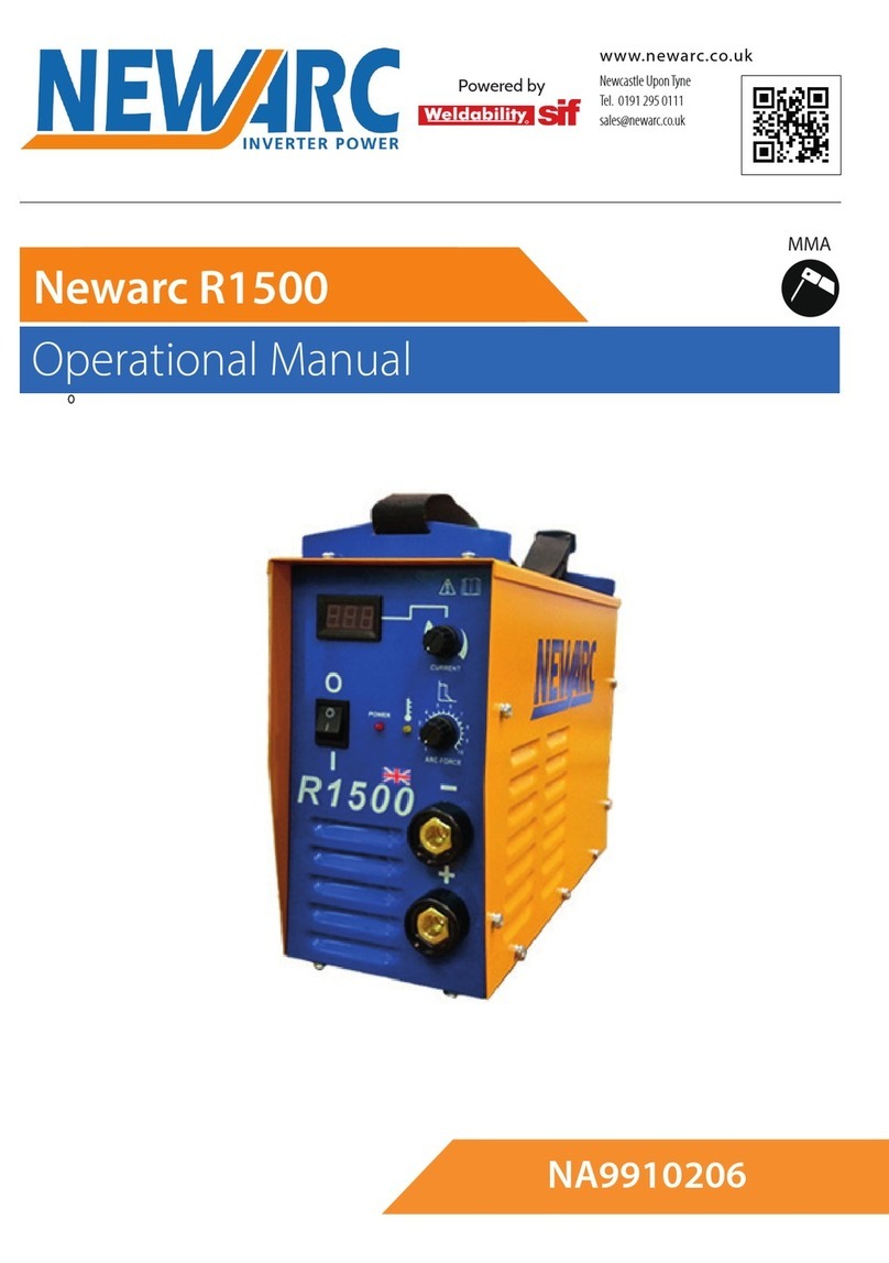 NewArc r1500 Operational manual
