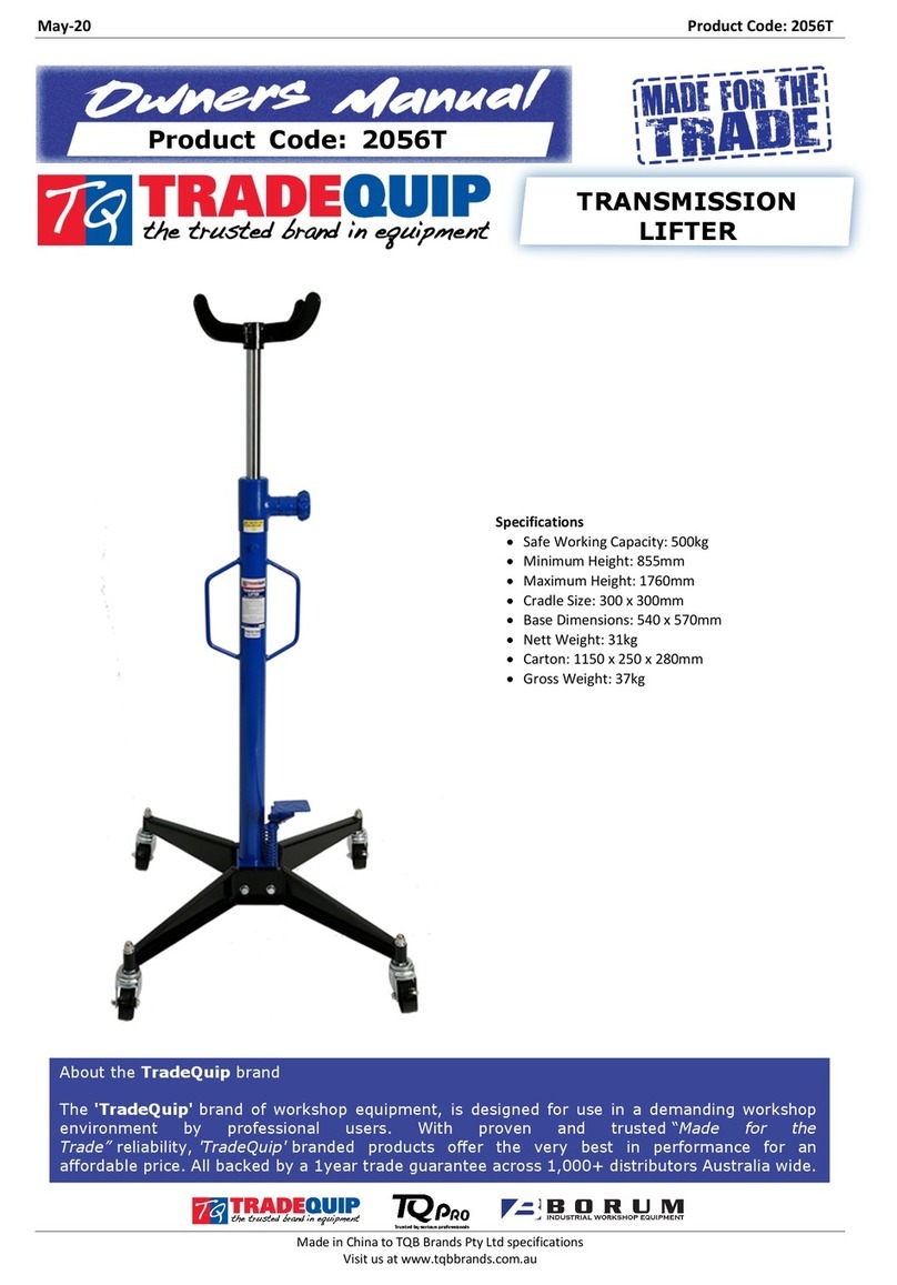 TradeQuip 2056T owner's manual