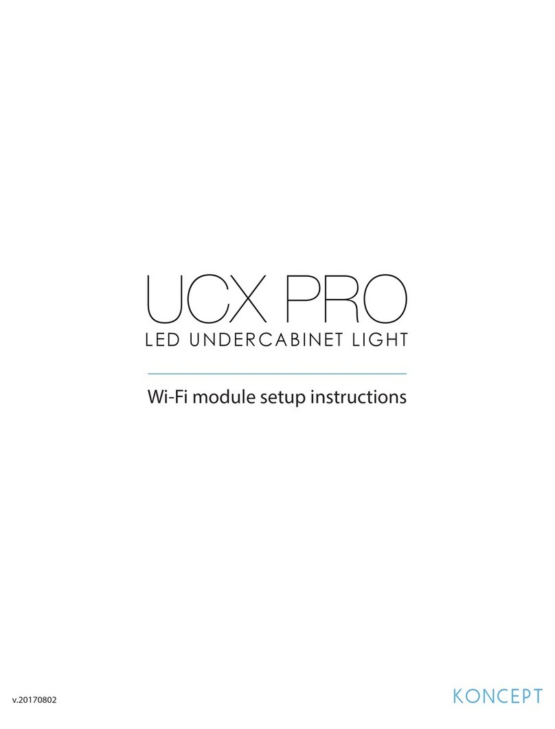 Koncept UCX PRO Setup instructions