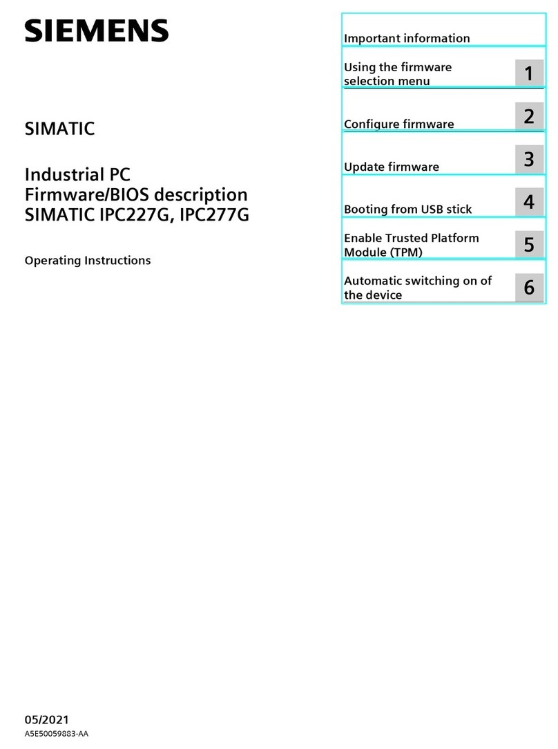 Siemens SIMATIC IPC227G User manual