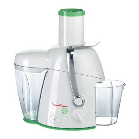 Moulinex FRUTTI PRO JU 4001 manual