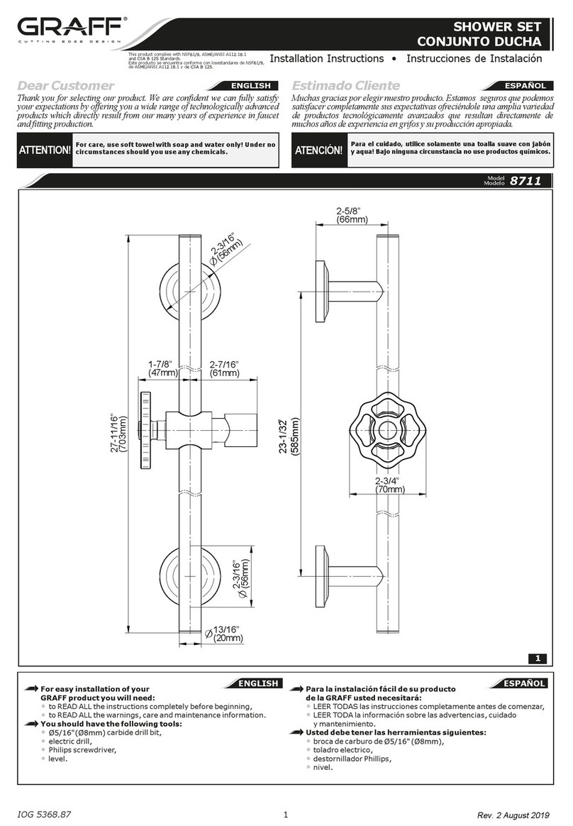 Graff 8711 installation instructions