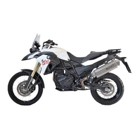 BMW F 800 GS 2012 Installation and maintenance manual
