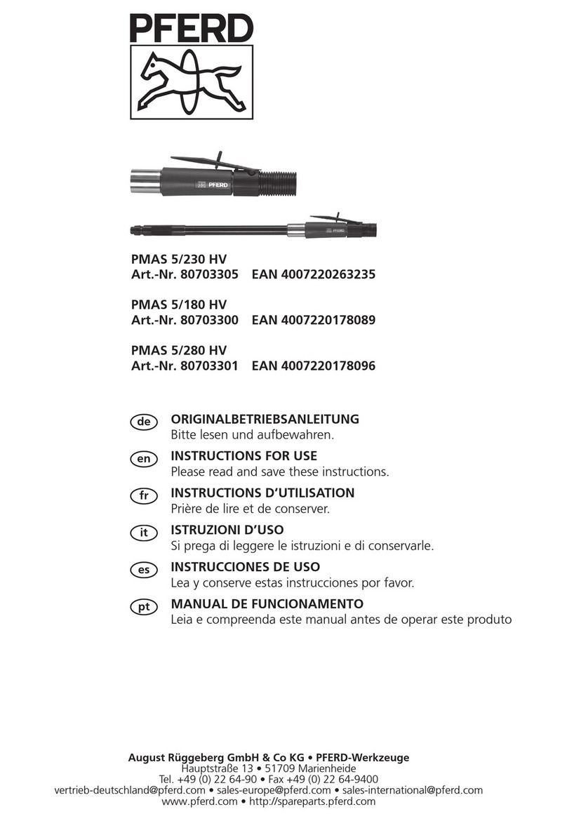 PFERD PMAS 5/230 HV Instructions for use