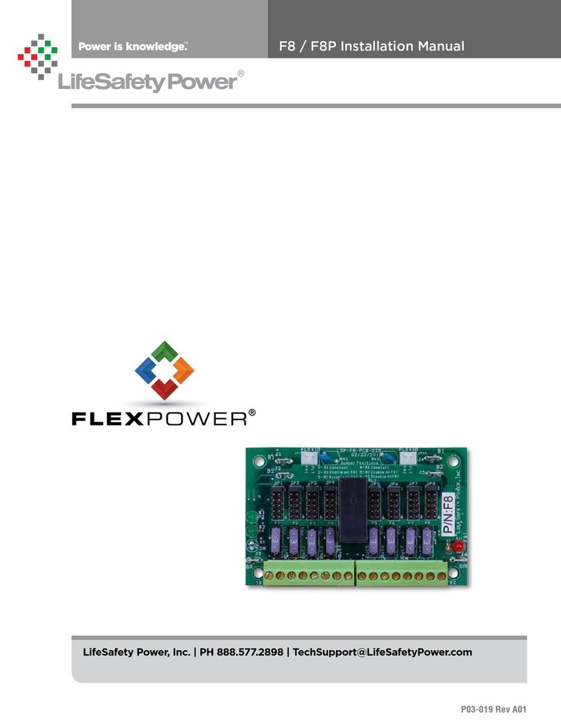 LifeSafety Power F8 User manual