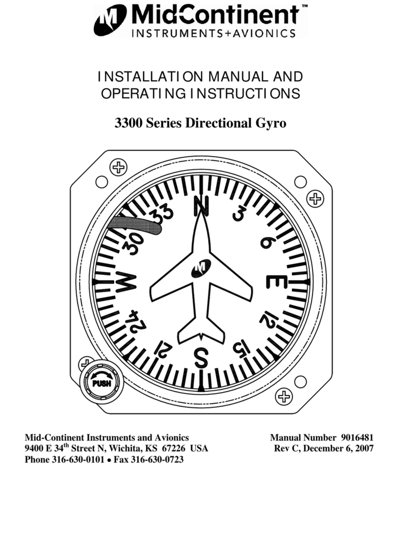 Midcontinent 3300 Series Installation manual and operating instructions