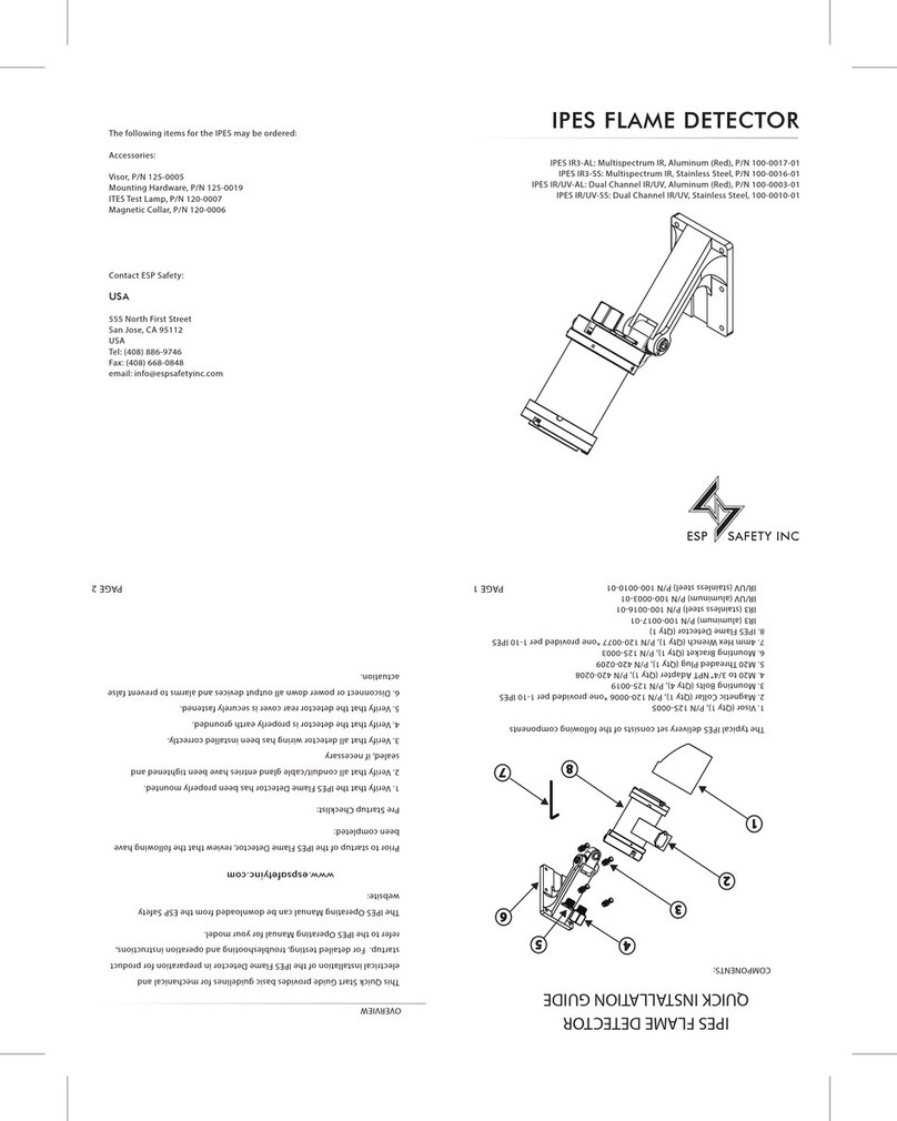 ESP Safety IPES Series Quick installation guide