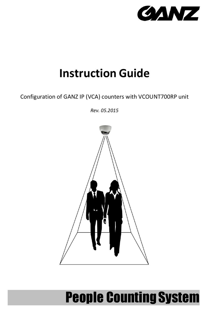 Ganz VCOUNT700RP Instruction guide