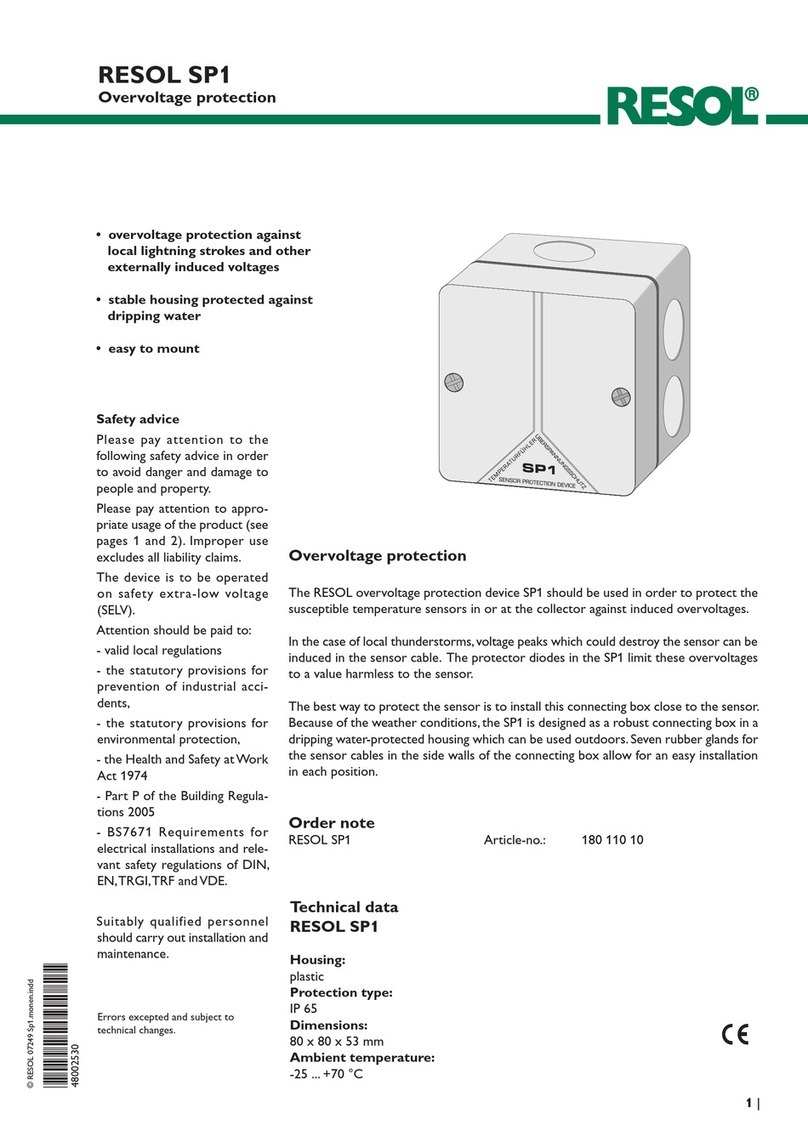 Resol SP1 Guide