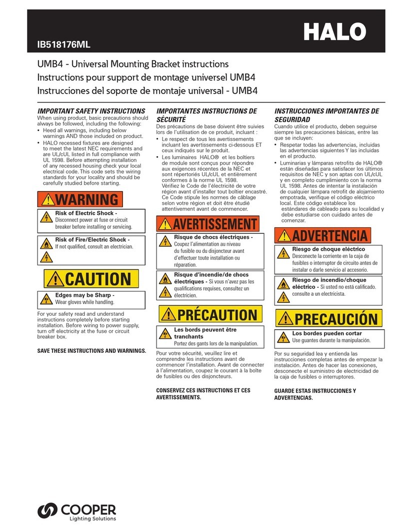 Cooper HALO instructions