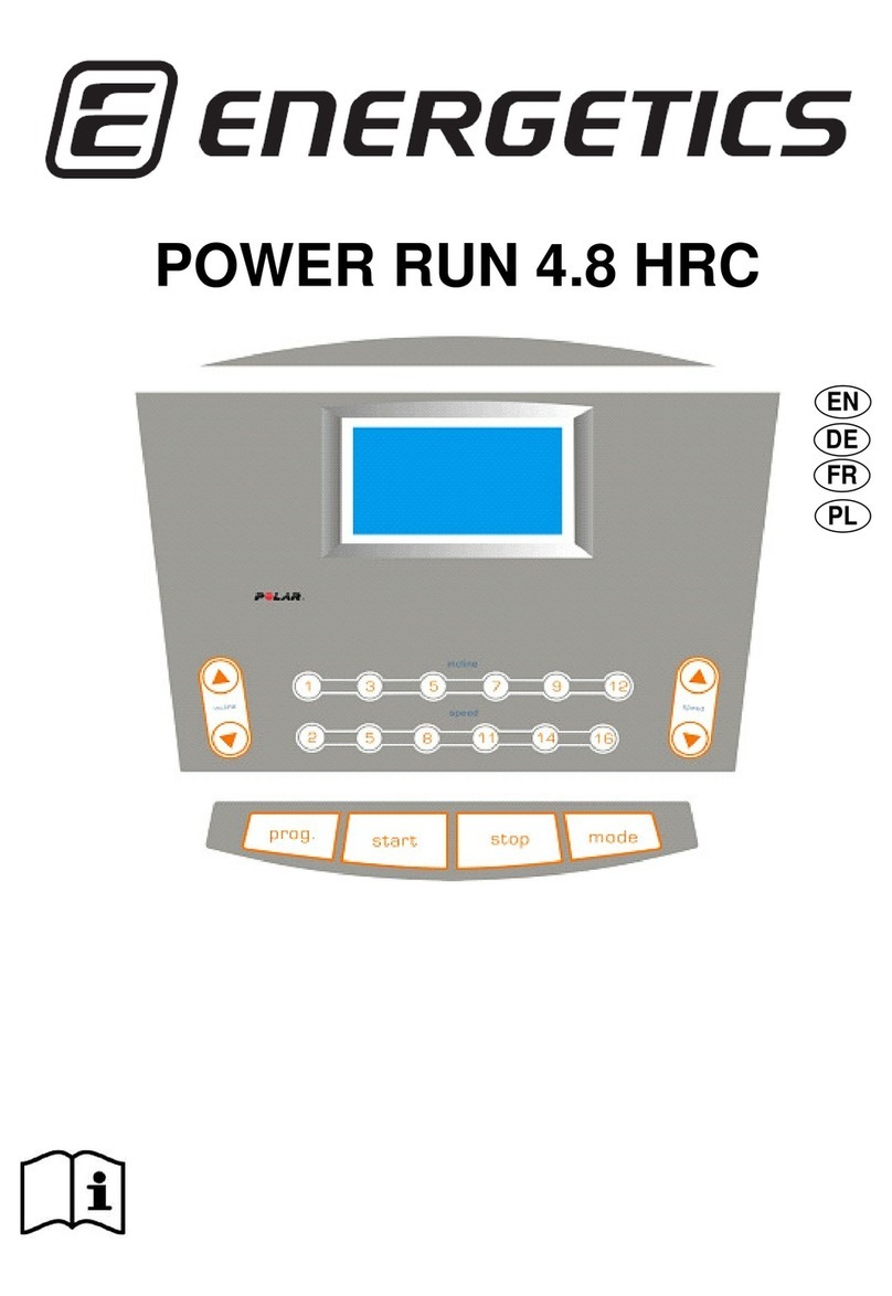 Energetics POLAR POWER RUN 4.8 HRC manual