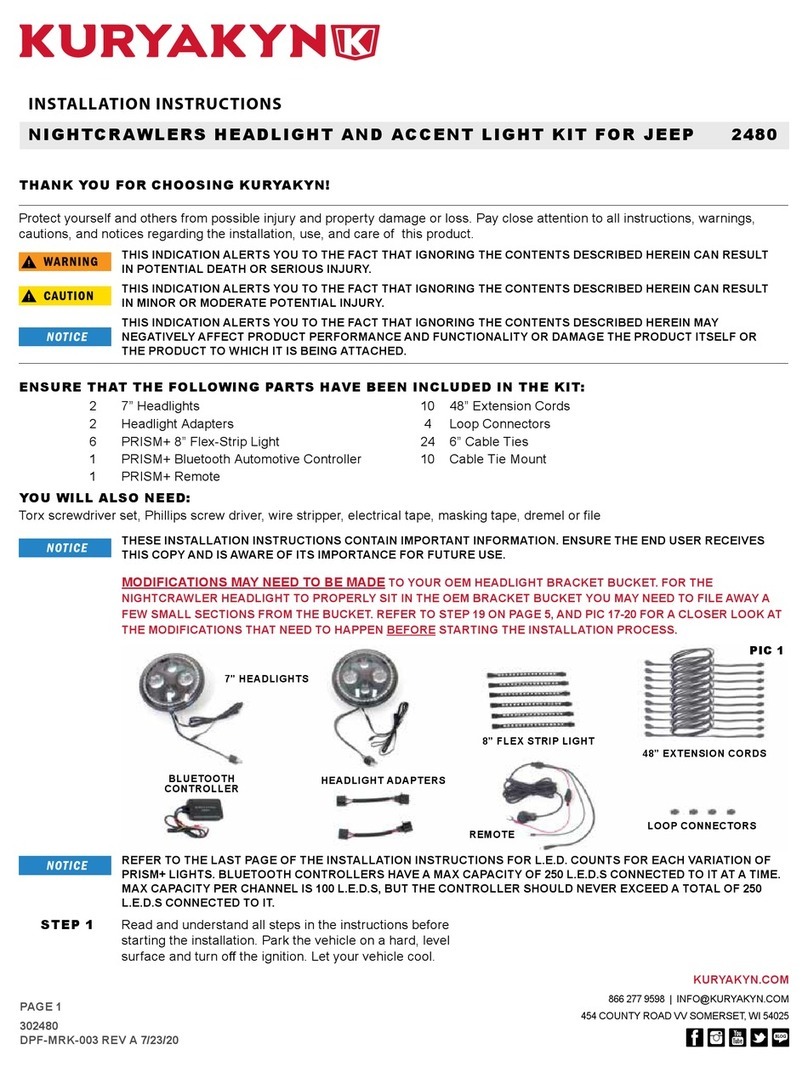 Kuryakyn 2480 installation instructions