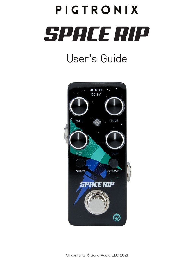 Bond PIGTRONIX SPACE RIP user guide