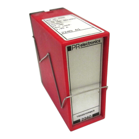 PR electronics 2240 manual PR electronics 2240 manual