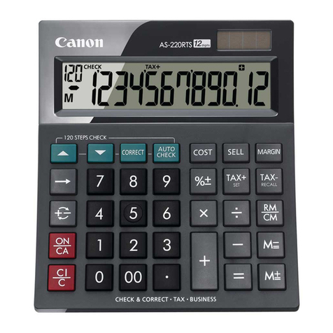 Canon AS-220RTS Instruction