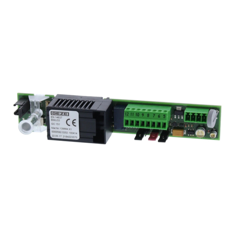 GEZE GC 151 quick start guide