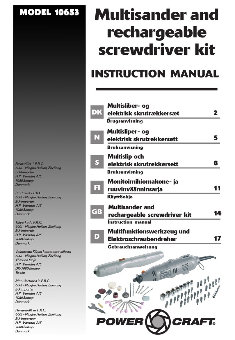 Power Craft 10653 User manual Power Craft 10653 User manual