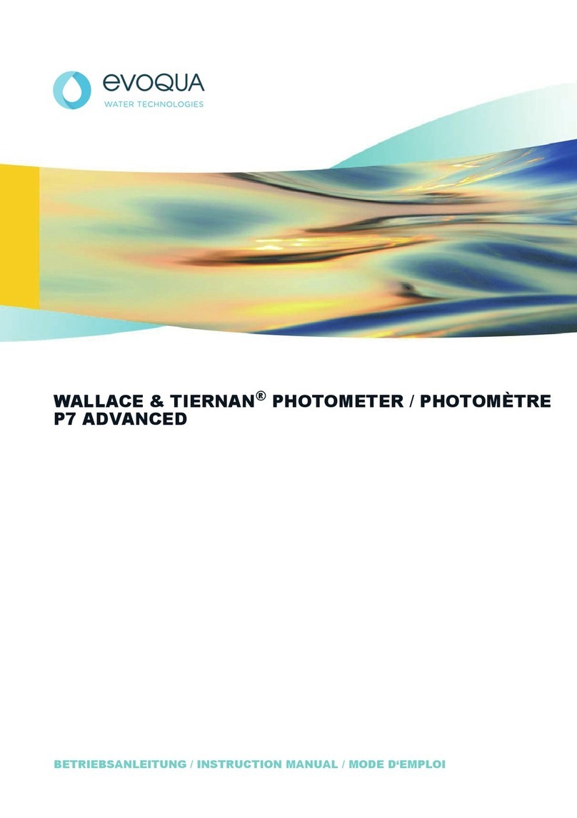 Evoqua WALLACE & TIERNAN P7 ADVANCED instruction manual