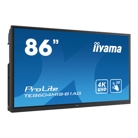 Iiyama ProLite TE8604MIS User manual