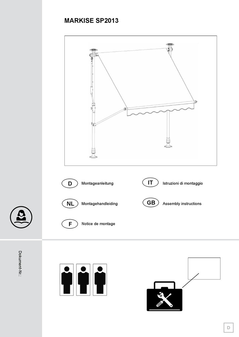 Otto MARKISE SP2013 Assembly instructions