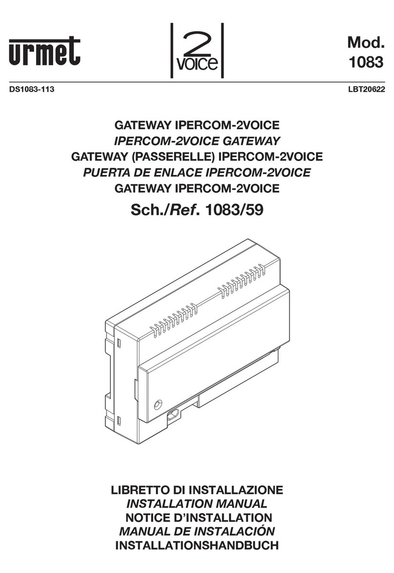 urmet domus 1083/59 installation manual