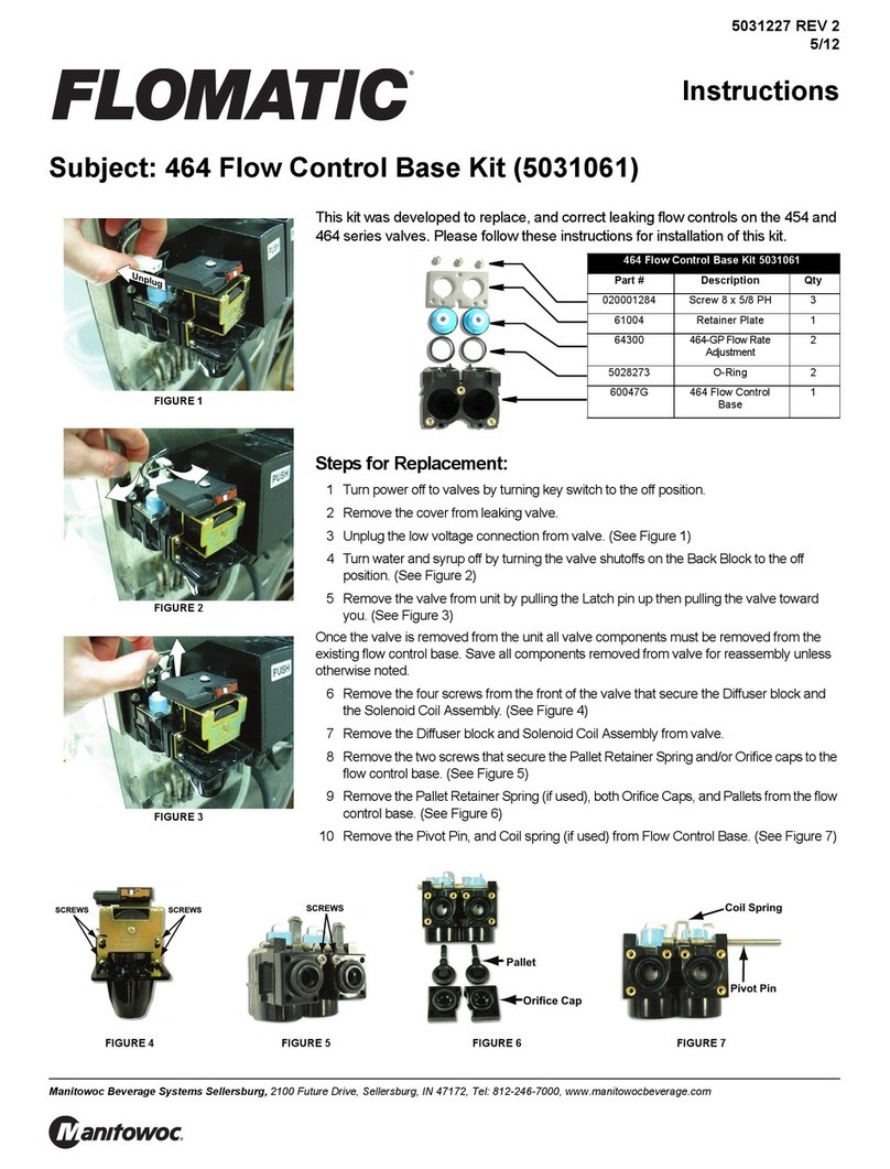 Manitowoc FLOMATIC 464 instructions