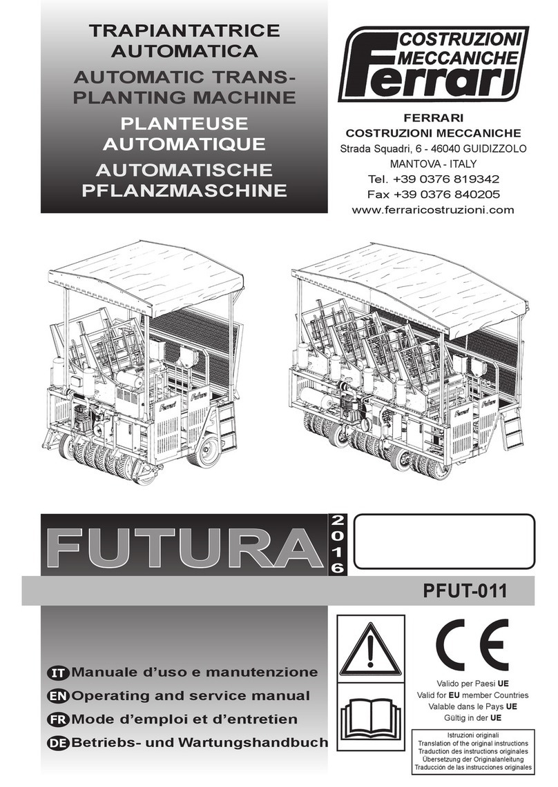 Ferrari FUTURA 2016 Operating and service manual