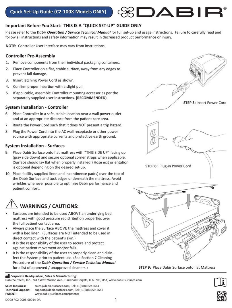 Dabir Surfaces C2-100 Series User manual